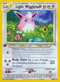 Light Wigglytuff (54/105) [Neo Destiny Unlimited]-1