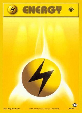 Lightning Energy (109/111) [Neo Genesis Unlimited]-1