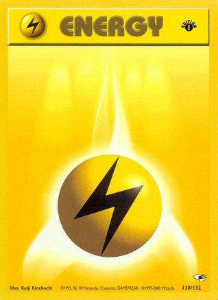 Lightning Energy (130/132) [Gym Heroes 1st Edition]-1