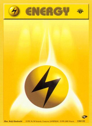 Lightning Energy (130/132) [Gym Challenge 1st Edition]-1