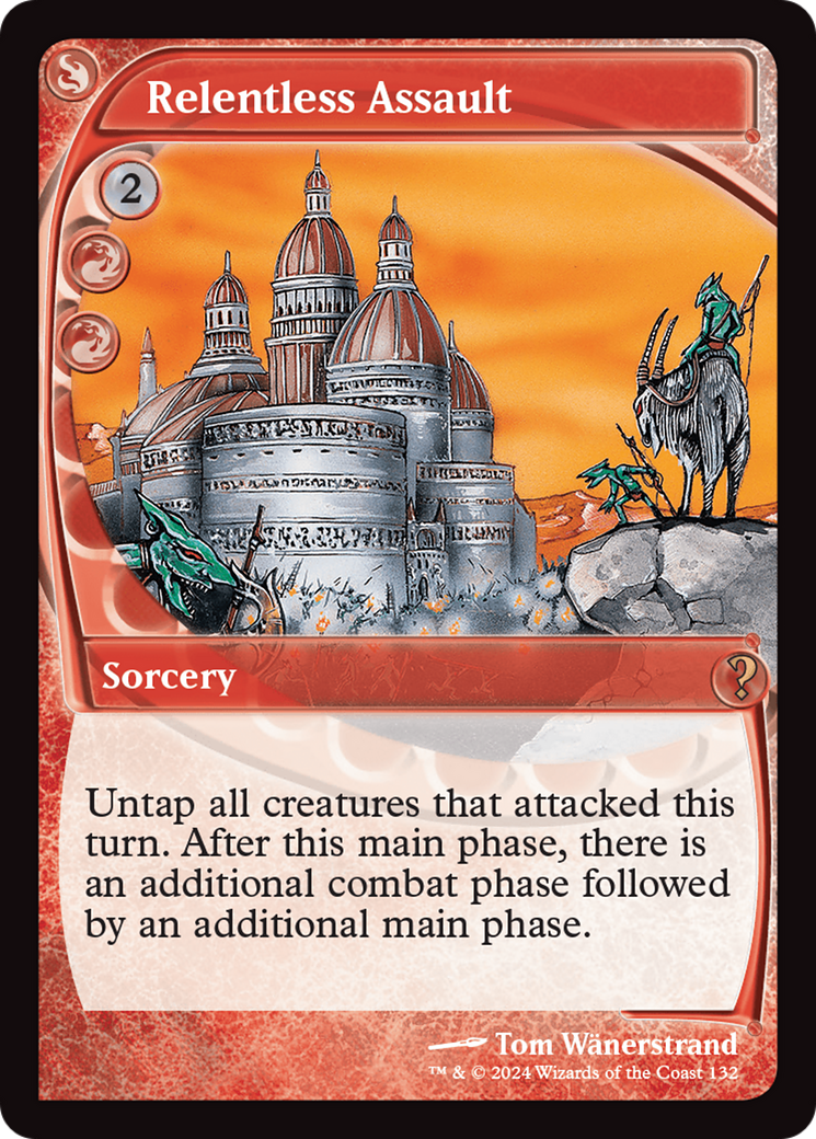 Relentless Assault (Future Sight) [Mystery Booster 2]-1