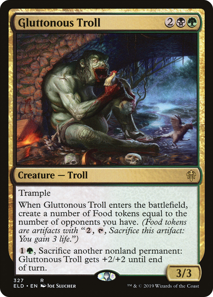 Gluttonous Troll [Throne of Eldraine]-1