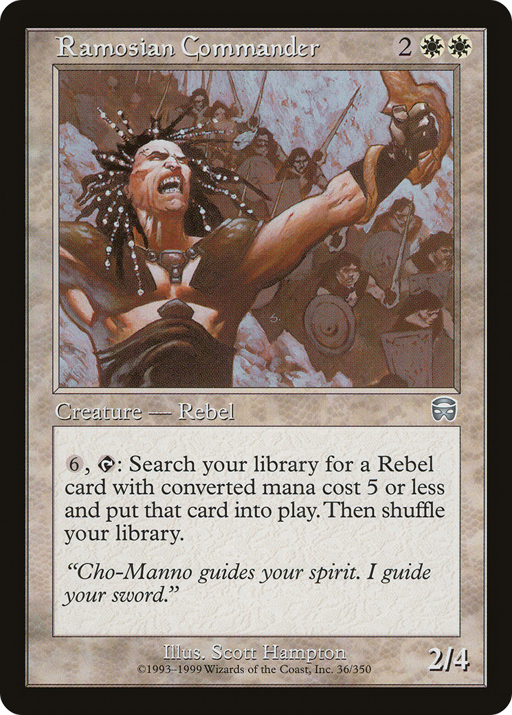 Ramosian Commander [Mercadian Masques]-1