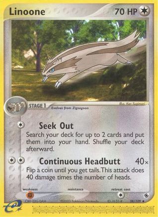 Linoone (38/109) [EX: Ruby & Sapphire]-1