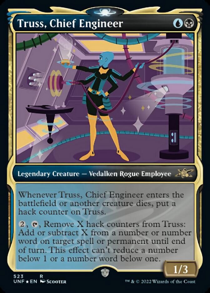 Truss, Chief Engineer (Showcase) (Galaxy Foil) [Unfinity]-1