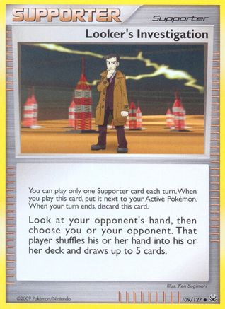 Looker's Investigation (109/127) [Platinum: Base Set]-1