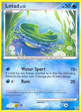 Lotad (92/132) [Diamond & Pearl: Secret Wonders]-1
