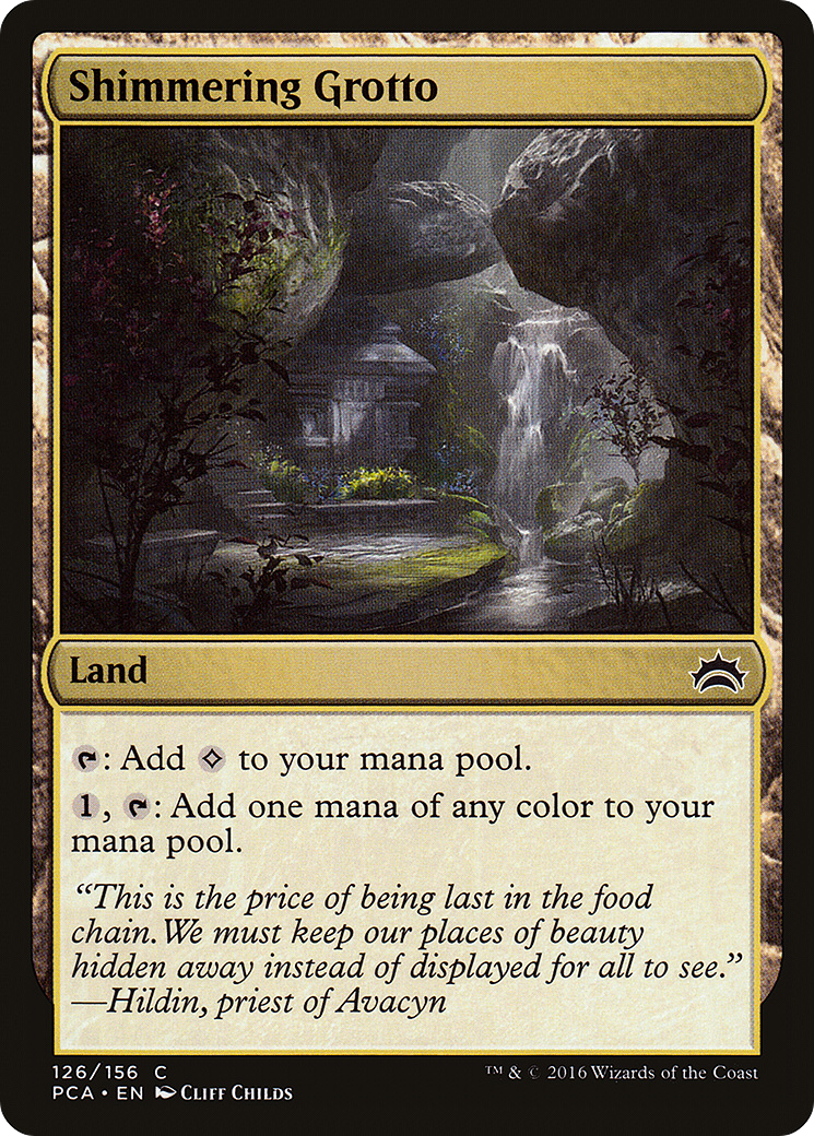 Shimmering Grotto [Planechase Anthology]-1