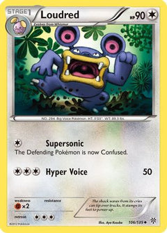 Loudred (106/135) [Black & White: Plasma Storm]-1