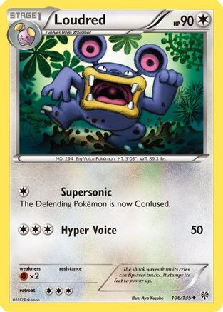 Loudred (106/135) [Black & White: Plasma Storm]-1
