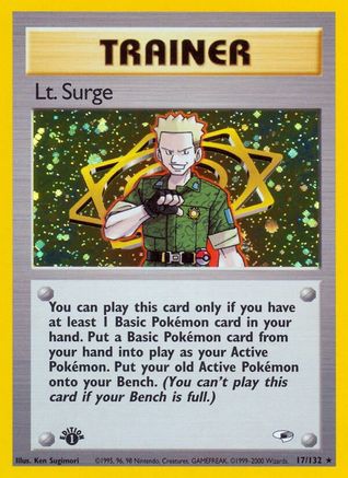 Lt. Surge (17/132) [Gym Heroes Unlimited]-1