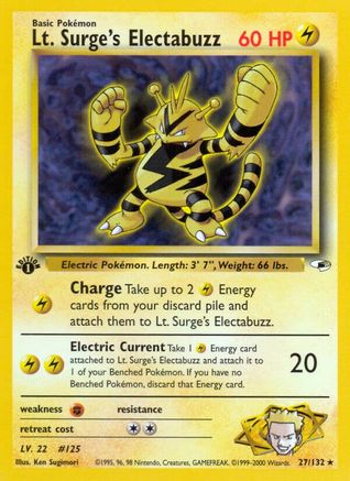 Lt. Surge's Electabuzz (27/132) [Gym Heroes Unlimited]-1