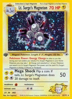 Lt. Surge's Magneton (8/132) [Gym Heroes 1st Edition]-1