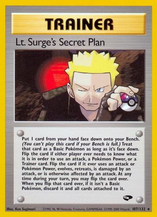 Lt. Surge's Secret Plan (107/132) [Gym Challenge Unlimited]-1