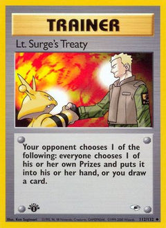 Lt. Surge's Treaty (112/132) [Gym Heroes Unlimited]-1