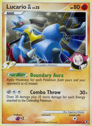 Lucario GL (8/111) [Platinum: Rising Rivals]-1