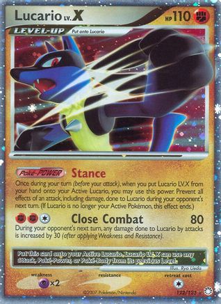 Lucario LV.X (122/123) [Diamond & Pearl: Mysterious Treasures]-1