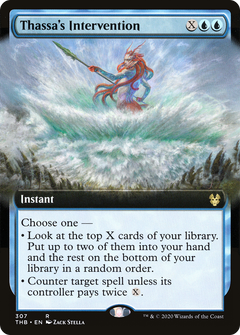 Thassa's Intervention (Extended Art) [Theros Beyond Death]-1