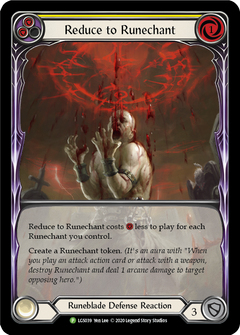 Reduce to Runechant (Yellow) [LGS039] (Promo)  Rainbow Foil-1