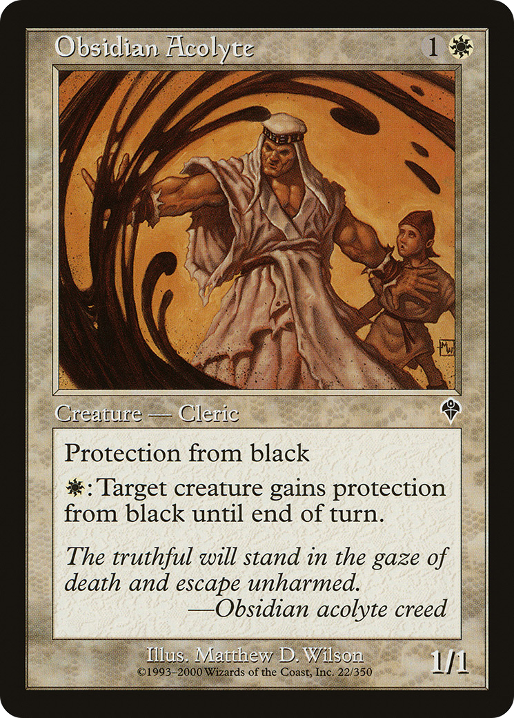 Obsidian Acolyte [Invasion]-1