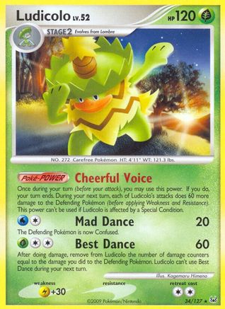 Ludicolo (34/127) [Platinum: Base Set]-1