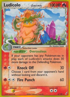Ludicolo (6/100) (Delta Species) (Stamped) [EX: Crystal Guardians]-1