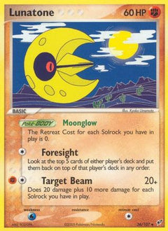 Lunatone (36/107) (Stamped) [EX: Deoxys]-1