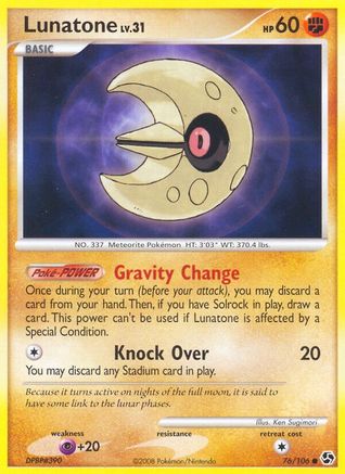 Lunatone (76/106) [Diamond & Pearl: Great Encounters]-1
