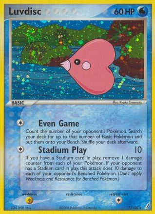 Luvdisc (7/100) (Stamped) [EX: Crystal Guardians]-1