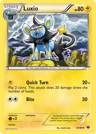 Luxio (45/99) [Black & White: Next Destinies]-1