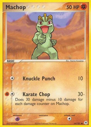 Machop (64/101) [EX: Hidden Legends]-1