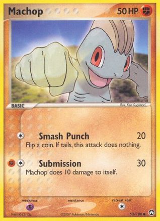 Machop (53/108) (Stamped) [EX: Power Keepers]-1