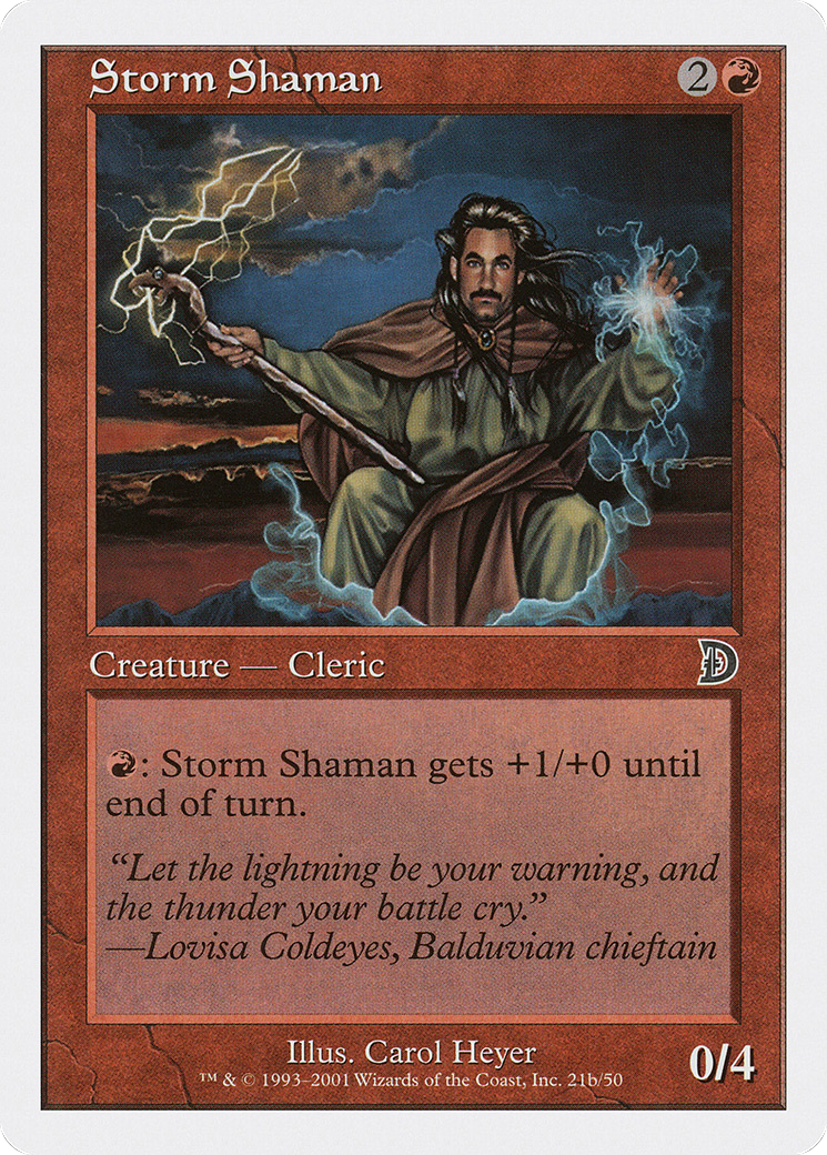 Storm Shaman (Male) [Deckmasters]-1