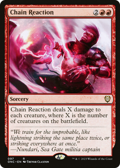 Chain Reaction [Phyrexia: All Will Be One Commander]-1