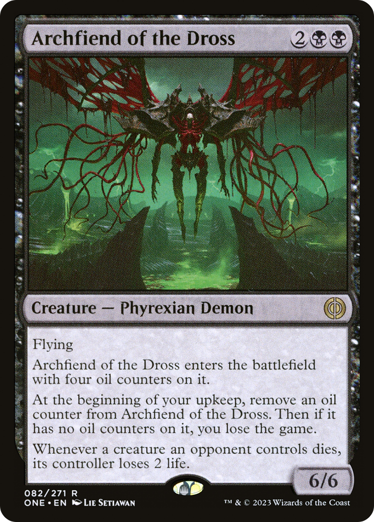 Archfiend of the Dross [Phyrexia: All Will Be One]-1