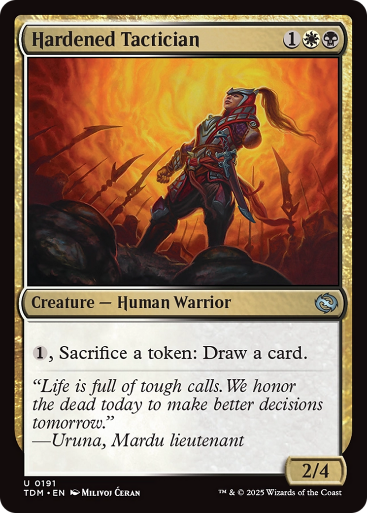 Hardened Tactician [Tarkir: Dragonstorm]-1