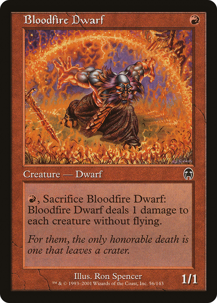 Bloodfire Dwarf [Apocalypse]-1