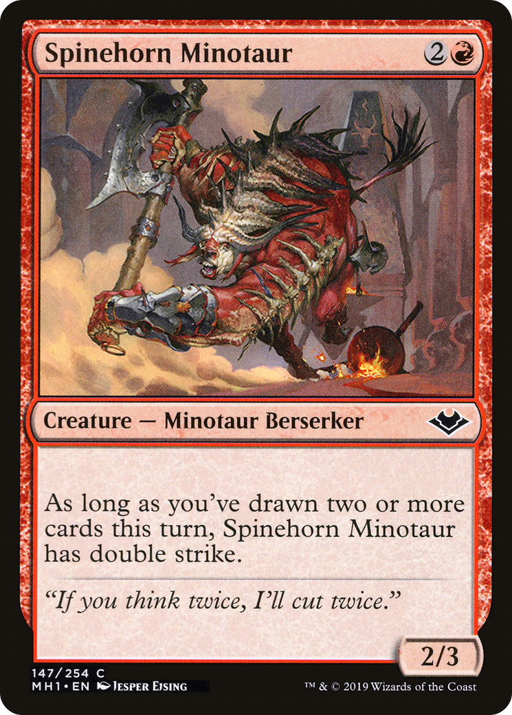 Spinehorn Minotaur [Modern Horizons]-1