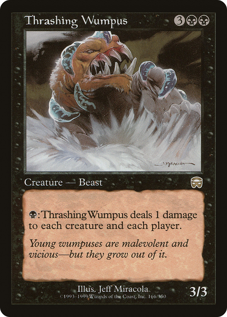 Thrashing Wumpus [Mercadian Masques]-1