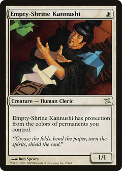 Empty-Shrine Kannushi [Betrayers of Kamigawa]-1