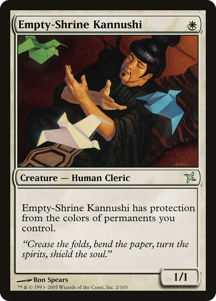 Empty-Shrine Kannushi [Betrayers of Kamigawa]-1