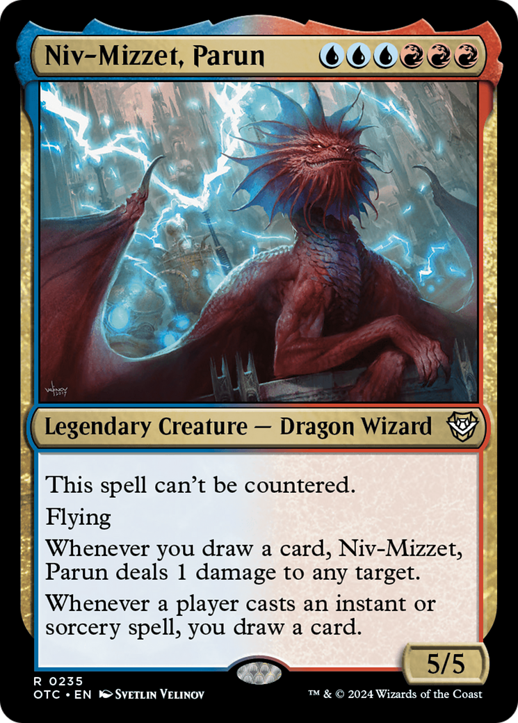 Niv-Mizzet, Parun [Outlaws of Thunder Junction Commander]-1