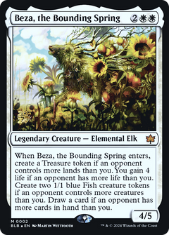 Beza, the Bounding Spring [Bloomburrow Prerelease Promos]-1