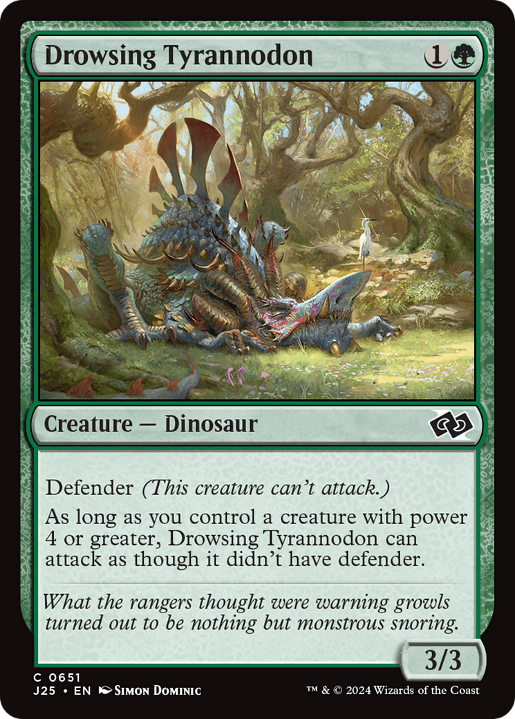 Drowsing Tyrannodon [Foundations Jumpstart]-1
