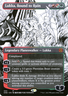 Lukka, Bound to Ruin (Borderless Manga) [Phyrexia: All Will Be One]-1