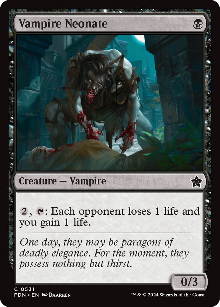 Vampire Neonate (FDN-531) - Foundations-1