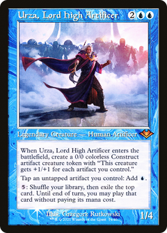 Urza, Lord High Artificer (Retro Frame) (MH1-011) - Modern Horizons 1 Timeshifts Foil-1