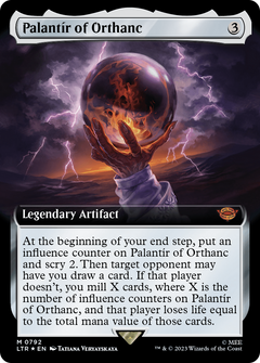 Palantir of Orthanc (Extended Art) (Surge Foil) [The Lord of the Rings: Tales of Middle-Earth]-1