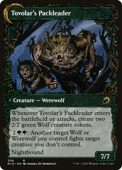 Tovolar's Huntmaster (Showcase) (MID-306) - Innistrad: Midnight Hunt: (Showcase, Double Faced Transform)-2