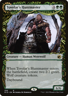 Tovolar's Huntmaster (Showcase) (MID-306) - Innistrad: Midnight Hunt: (Showcase, Double Faced Transform)-3